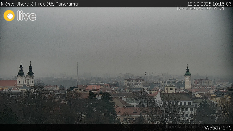 Město Uherské Hradiště - Panorama - 19.12.2025 v 10:15