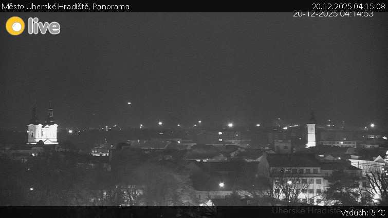 Město Uherské Hradiště - Panorama - 20.12.2025 v 04:15