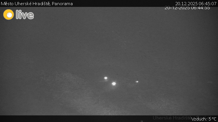 Město Uherské Hradiště - Panorama - 20.12.2025 v 06:45
