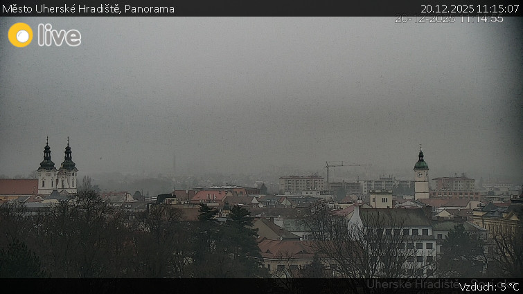 Město Uherské Hradiště - Panorama - 20.12.2025 v 11:15