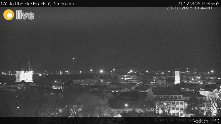 Město Uherské Hradiště - Panorama - 21.12.2025 v 19:45