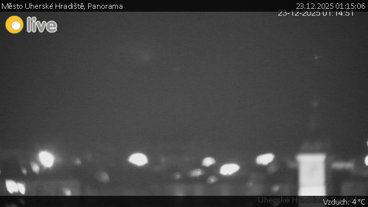 Město Uherské Hradiště - Panorama - 23.12.2025 v 01:15
