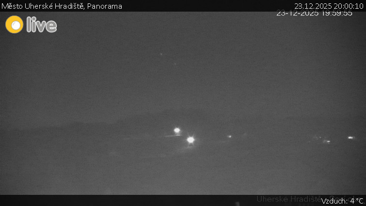 Město Uherské Hradiště - Panorama - 23.12.2025 v 20:00