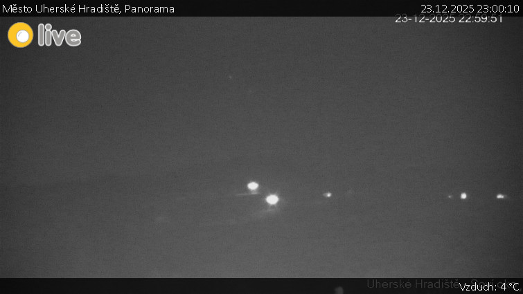 Město Uherské Hradiště - Panorama - 23.12.2025 v 23:00