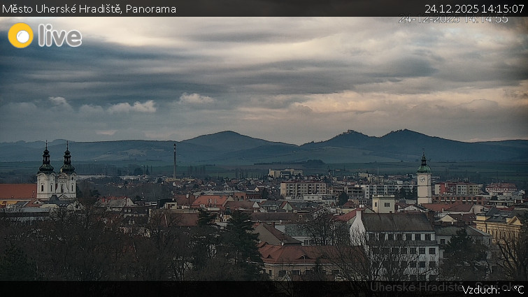 Město Uherské Hradiště - Panorama - 24.12.2025 v 14:15