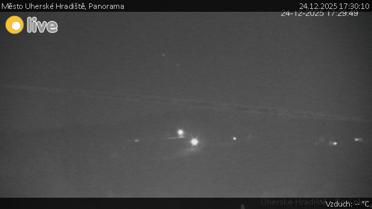 Město Uherské Hradiště - Panorama - 24.12.2025 v 17:30
