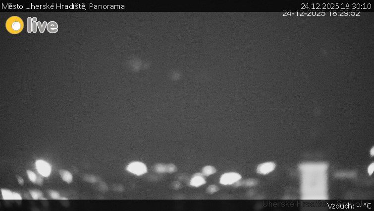 Město Uherské Hradiště - Panorama - 24.12.2025 v 18:30
