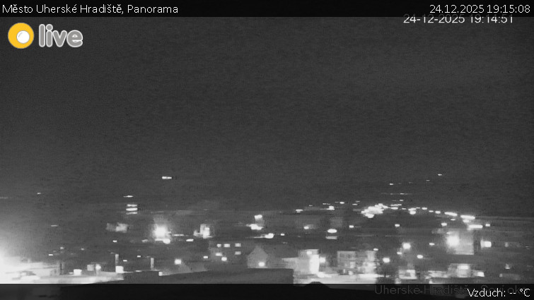 Město Uherské Hradiště - Panorama - 24.12.2025 v 19:15