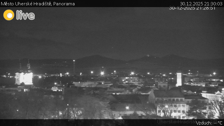 Město Uherské Hradiště - Panorama - 30.12.2025 v 21:30