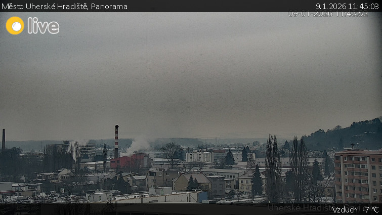 Město Uherské Hradiště - Panorama - 9.1.2026 v 11:45