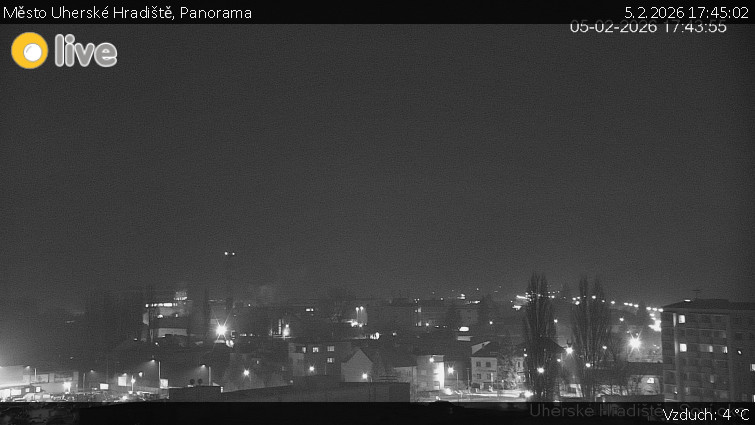 Město Uherské Hradiště - Panorama - 5.2.2026 v 17:45