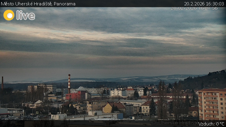 Město Uherské Hradiště - Panorama - 20.2.2026 v 16:30