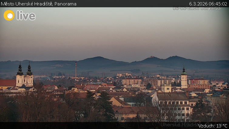 Město Uherské Hradiště - Panorama - 6.3.2026 v 06:45