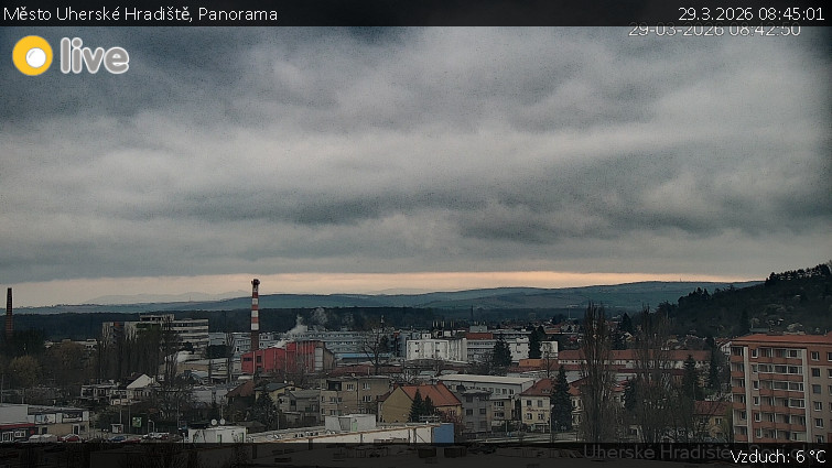 Město Uherské Hradiště - Panorama - 29.3.2026 v 08:45