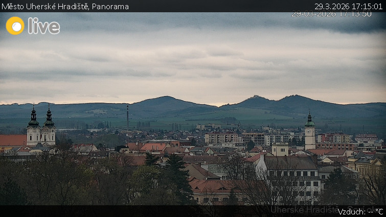 Město Uherské Hradiště - Panorama - 29.3.2026 v 17:15