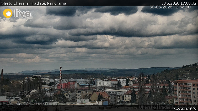 Město Uherské Hradiště - Panorama - 30.3.2026 v 13:00