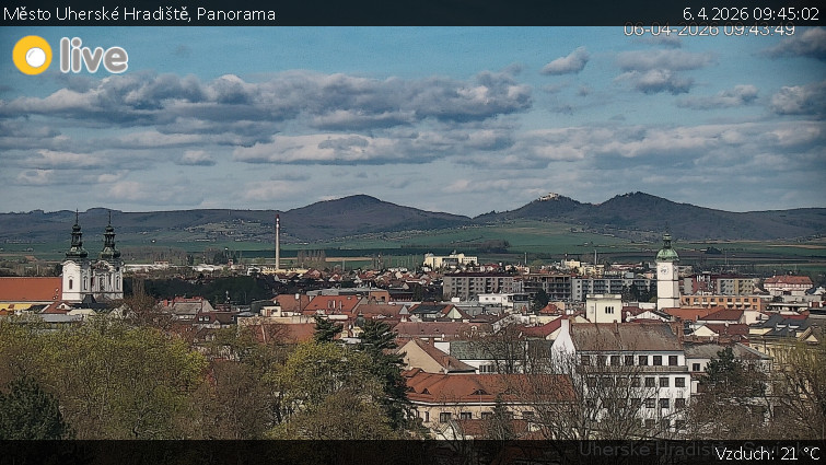 Město Uherské Hradiště - Panorama - 6.4.2026 v 09:45