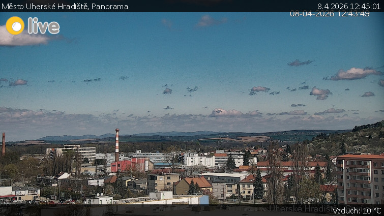 Město Uherské Hradiště - Panorama - 8.4.2026 v 12:45