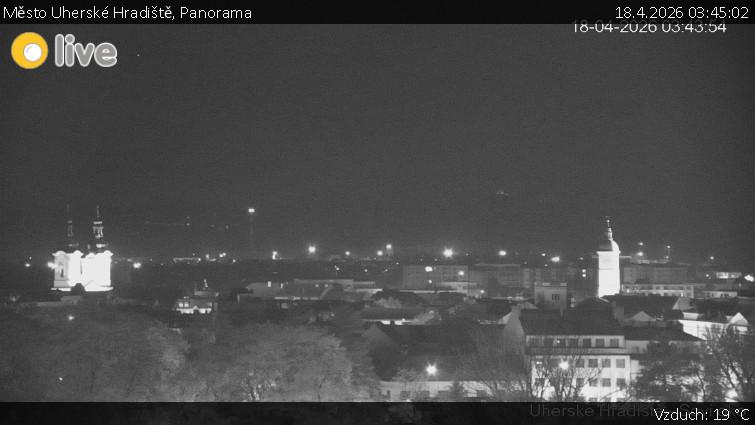 Město Uherské Hradiště - Panorama - 18.4.2026 v 03:45