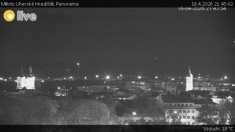 Město Uherské Hradiště - Panorama - 18.4.2026 v 21:45