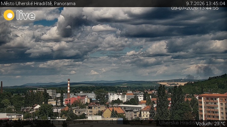 Město Uherské Hradiště - Panorama - 9.7.2026 v 13:45