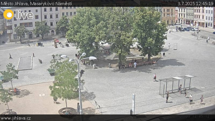 Město Jihlava - Masarykovo Náměstí - 3.7.2025 v 12:45