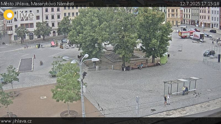 Město Jihlava - Masarykovo Náměstí - 12.7.2025 v 17:15
