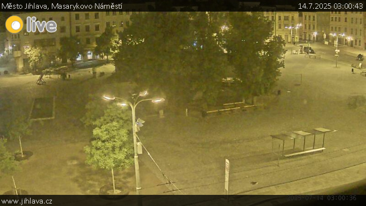 Město Jihlava - Masarykovo Náměstí - 14.7.2025 v 03:00 Město Jihlava - Masarykovo Náměstí - 14.7.2025 v 03:00