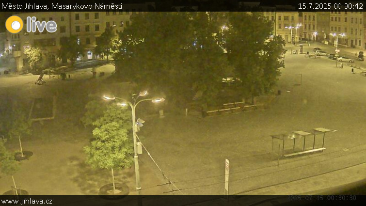 Město Jihlava - Masarykovo Náměstí - 15.7.2025 v 00:30 Město Jihlava - Masarykovo Náměstí - 15.7.2025 v 00:30