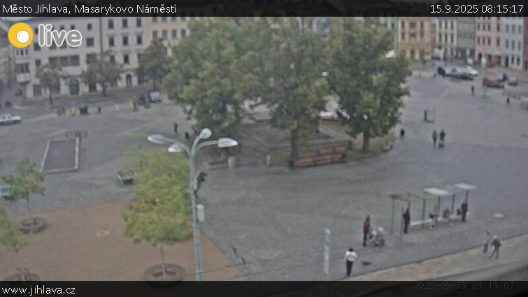 Město Jihlava - Masarykovo Náměstí - 15.9.2025 v 08:15 Město Jihlava - Masarykovo Náměstí - 15.9.2025 v 08:15
