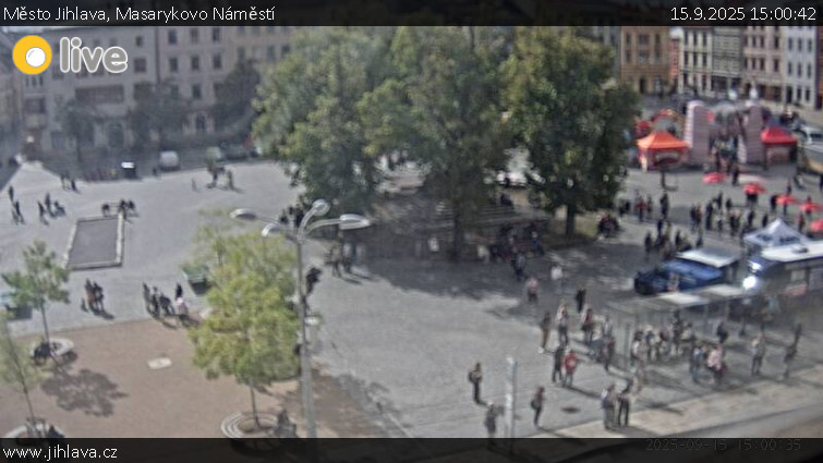 Město Jihlava - Masarykovo Náměstí - 15.9.2025 v 15:00