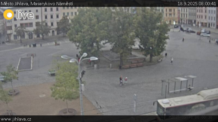 Město Jihlava - Masarykovo Náměstí - 18.9.2025 v 08:00