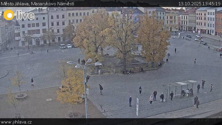 Město Jihlava - Masarykovo Náměstí - 13.10.2025 v 13:45