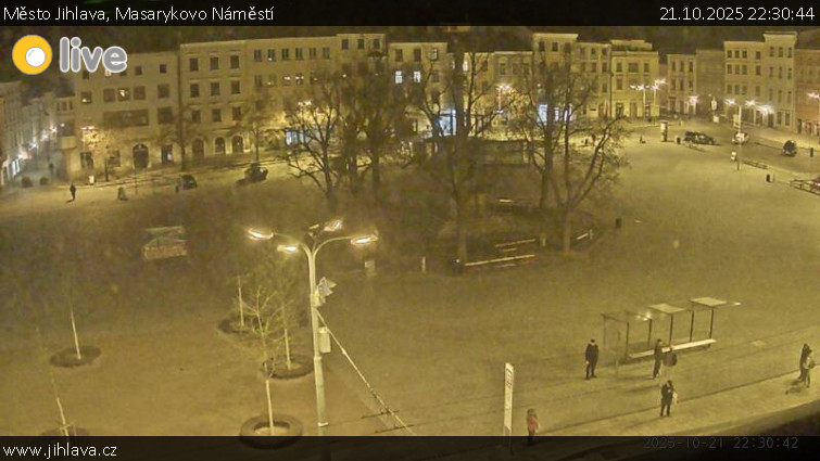 Město Jihlava - Masarykovo Náměstí - 21.10.2025 v 22:30