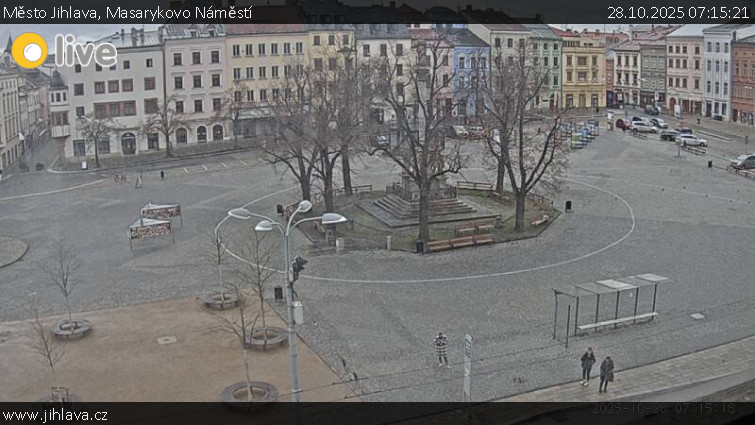 Město Jihlava - Masarykovo Náměstí - 28.10.2025 v 07:15 Město Jihlava - Masarykovo Náměstí - 28.10.2025 v 07:15