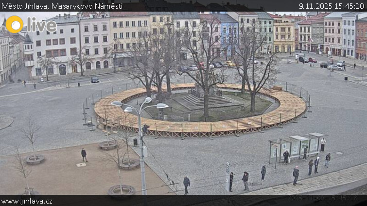 Město Jihlava - Masarykovo Náměstí - 9.11.2025 v 15:45