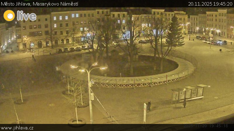 Město Jihlava - Masarykovo Náměstí - 20.11.2025 v 19:45
