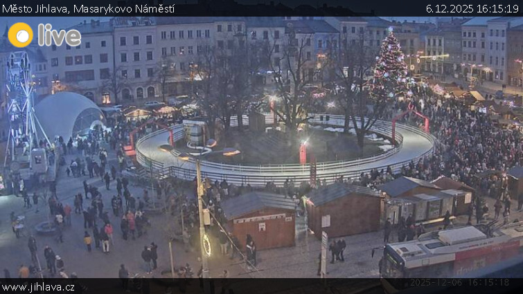 Město Jihlava - Masarykovo Náměstí - 6.12.2025 v 16:15
