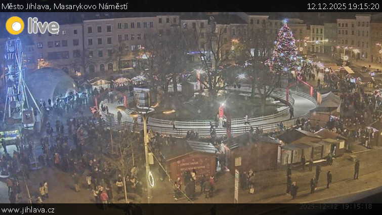 Město Jihlava - Masarykovo Náměstí - 12.12.2025 v 19:15