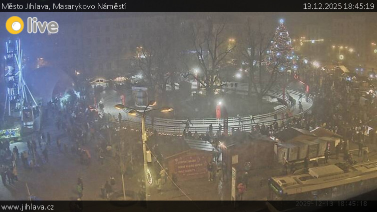 Město Jihlava - Masarykovo Náměstí - 13.12.2025 v 18:45