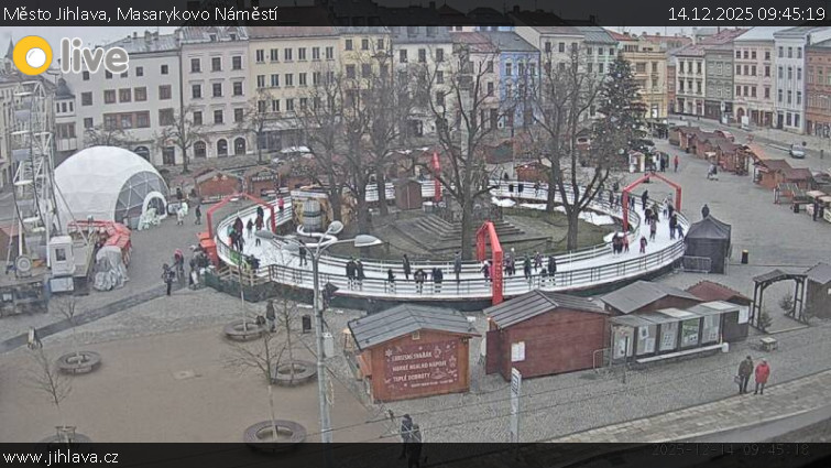 Město Jihlava - Masarykovo Náměstí - 14.12.2025 v 09:45