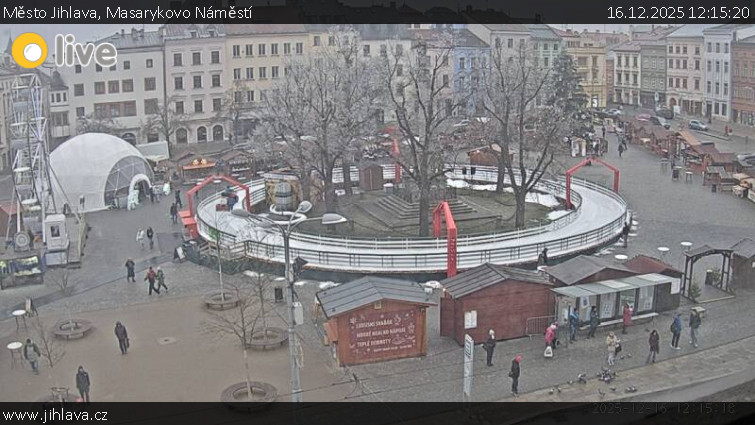 Město Jihlava - Masarykovo Náměstí - 16.12.2025 v 12:15