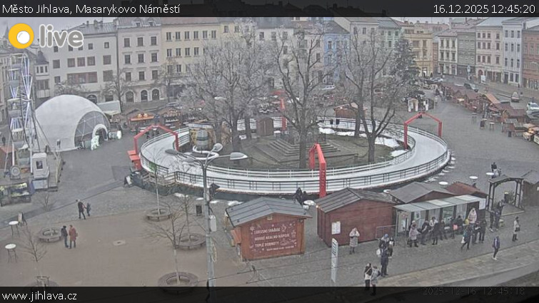 Město Jihlava - Masarykovo Náměstí - 16.12.2025 v 12:45