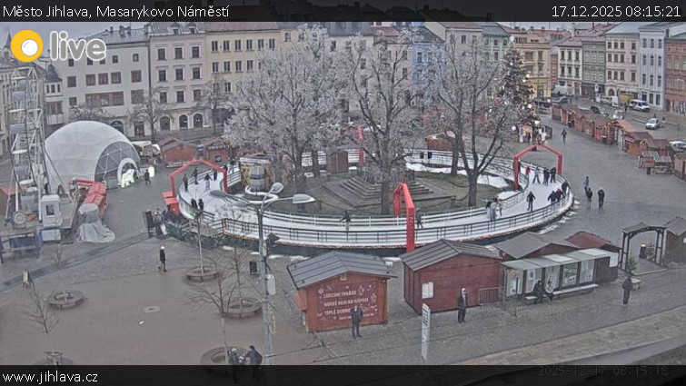 Město Jihlava - Masarykovo Náměstí - 17.12.2025 v 08:15