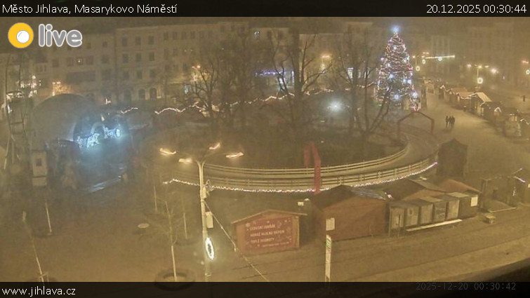 Město Jihlava - Masarykovo Náměstí - 20.12.2025 v 00:30