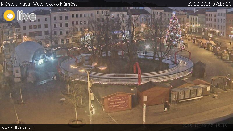 Město Jihlava - Masarykovo Náměstí - 20.12.2025 v 07:15