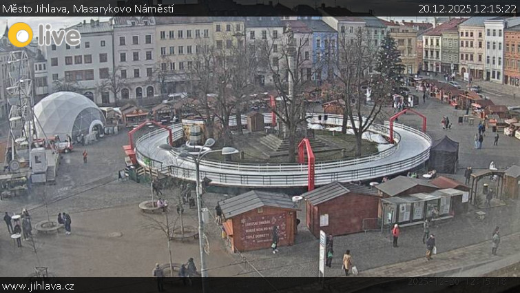 Město Jihlava - Masarykovo Náměstí - 20.12.2025 v 12:15
