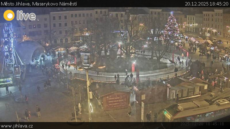 Město Jihlava - Masarykovo Náměstí - 20.12.2025 v 18:45