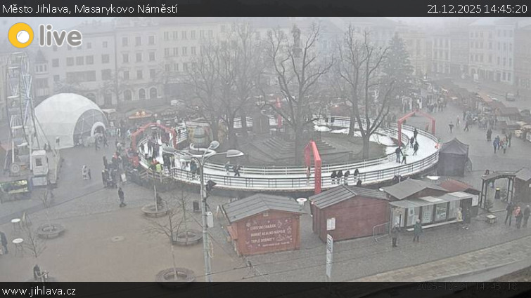 Město Jihlava - Masarykovo Náměstí - 21.12.2025 v 14:45