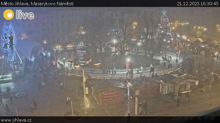Město Jihlava - Masarykovo Náměstí - 21.12.2025 v 16:30